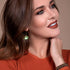 Canary | .925 Sterling Gold Vermeil | Mermaid Glass Drop Earrings